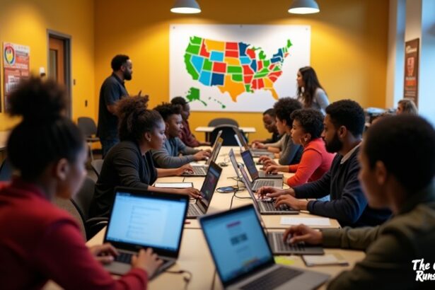 2024 Update: Bridging the Digital Divide and Empowering Black Communities Through Technology Access, Concept art for illustrative purpose, tags: skills - Monok
